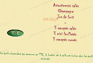 Auberge Du Montigné menu