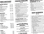 J J Bagel Deli menu