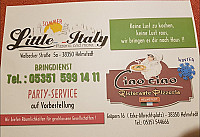 Pizzeria Ciao Ciao menu