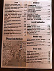 San Jose menu