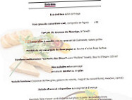 O'bistro menu