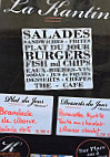 La Kantine menu