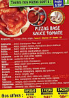 Delice Pizza menu