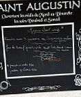 Restaurant Saint Augustin menu