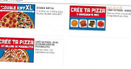 Domino's Pizza menu