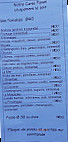 L´o à La Bouche menu