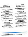 Water Tower Sports Pub menu