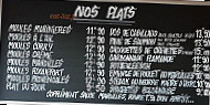 Brasserie Du Casino menu