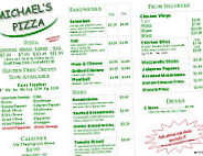 Michael's Pizza inside