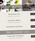 Le Saint Germain menu