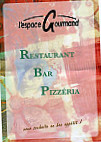 L'espace Gourmand menu