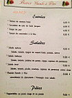 Bistrot Gueule A Vins menu