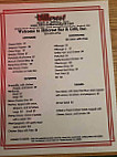 Hillcrest Grill menu