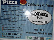 Shorewood Pub Incorporated menu