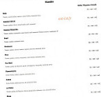 Pizza La Roma menu