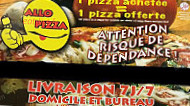 ALLO Pizza menu