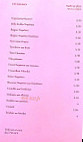 La Tarte Tropezienne menu