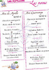 Restaurant La Petite Myrtille menu