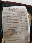 La Rua menu