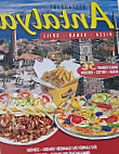 Antalya menu