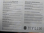 Hylin menu