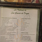 Cuevas De Duque menu