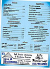 Jacks Place menu