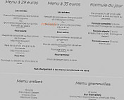 Le Nouveau Siècle menu