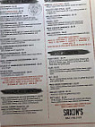 Saxon's Drive Inn menu