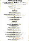 Hippeau Brasserie menu