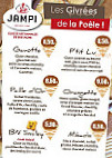 La Poêle à Crêpes menu