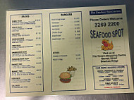 Seafood Spot menu