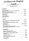 Le Bistrot Du Camping menu