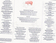 Pig ‘n’ Whistle Indooroopilly menu