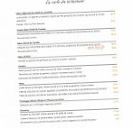 Rond de Carotte menu