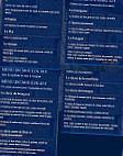 L'Hortensia menu