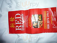 Red Dragon Chinese Take Away menu