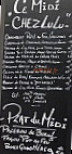 Chez Lulu menu