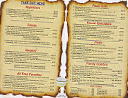 Western Pizza menu