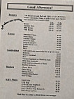 Calder Store Lounge menu