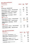 La Verrière menu