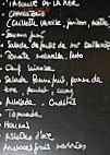 Le Lery menu