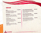 La Merced Aurora menu