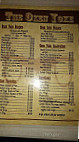 Oxen Yoke Inn menu