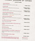 La Boucherie menu