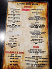 Laughing Horse Saloon menu