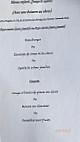 L'ambrosia menu