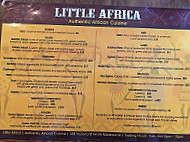 Little Africa menu