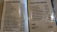 Bergstüble menu