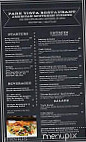 Park Vista menu